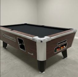 7ft Valley Billiard Coin Op Table