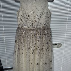 Girls Off White Dress H & M Size: US 7