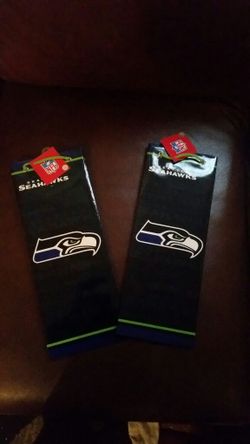 2/Seattle seahawks wine / gift bags new