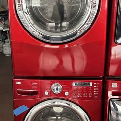 Lg TromSteam Washer  And Lg Electric Dryer 