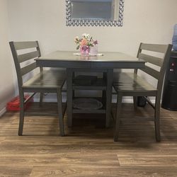 Dinning Table With Benches