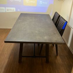 Dining Set With Six Chairs