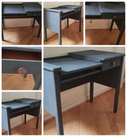 Solid oak desk