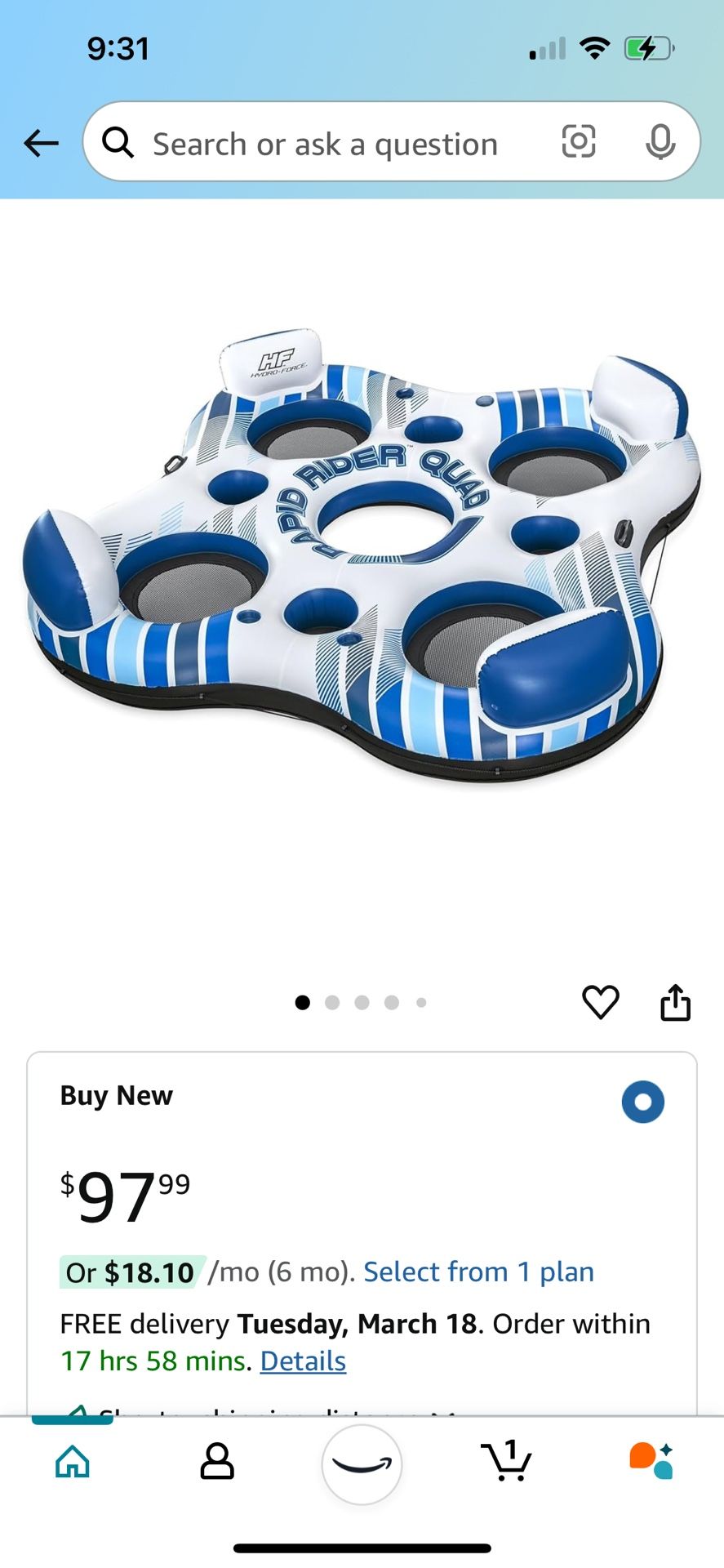 4 Person Raft