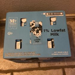 1% low Fat Milk $10 Per Box