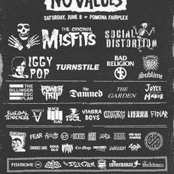 No Values Music Festival Ticket 6/8