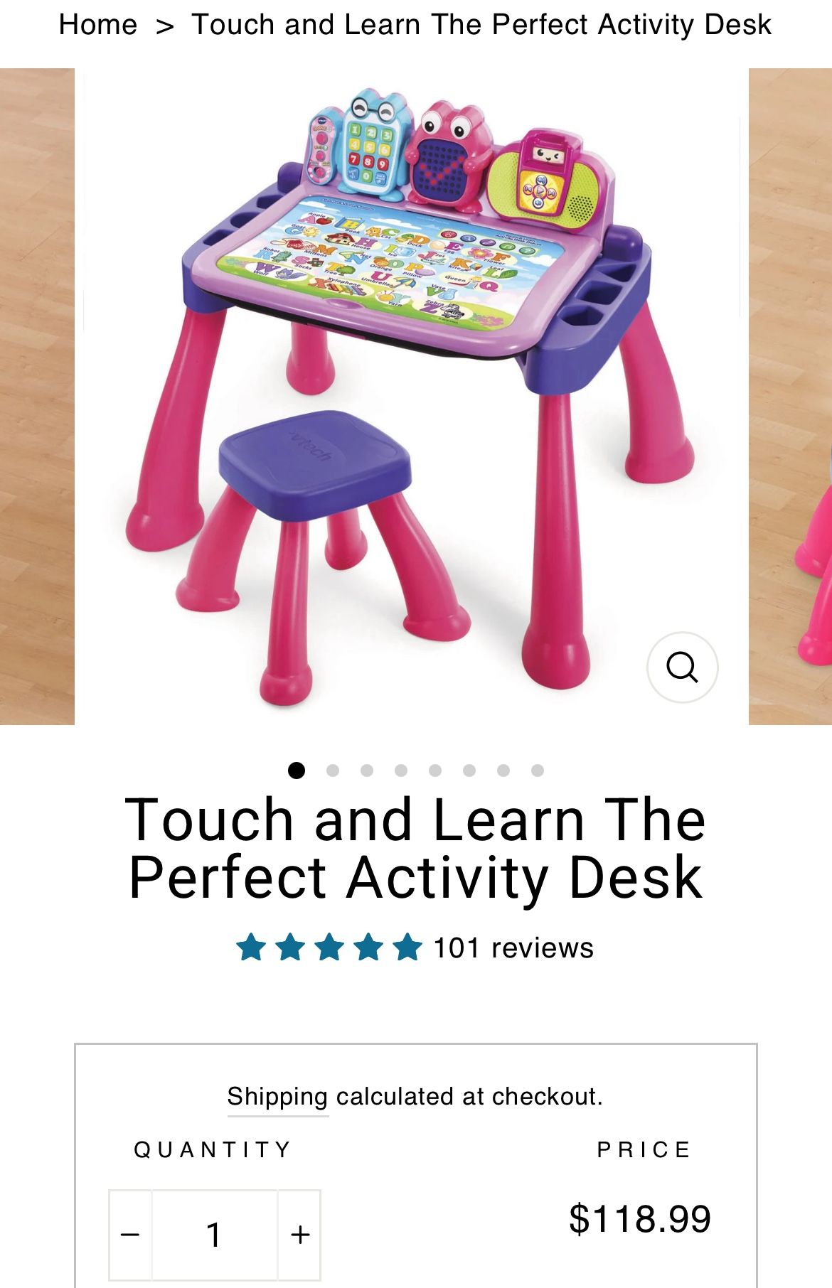 VTech Touch and Learn The Perfect Activity Desk  For Kids And Toddlers