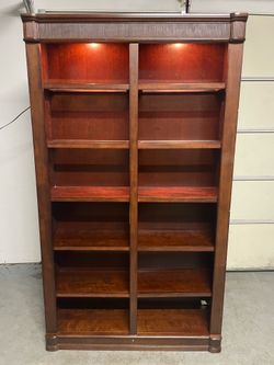 Dark Brown Bookshelf