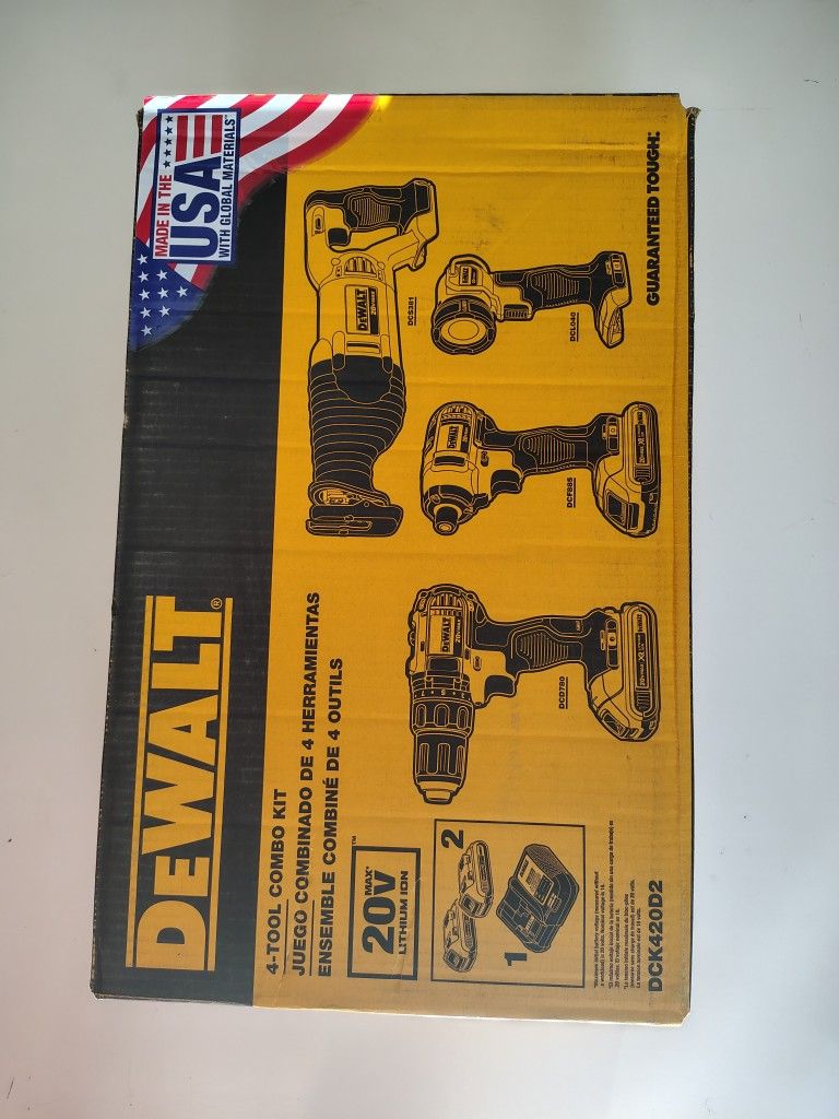 DeWalt 20v 4-Tool Combo Kit