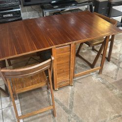 Fold Away Table Nice Wood 
