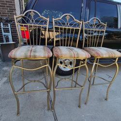 Set of 3 Matching Bar Stools