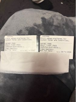 Safari park tickets