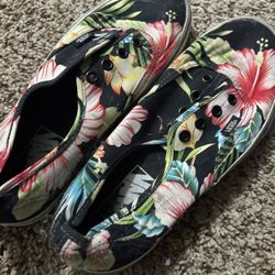 Floral Vans 
