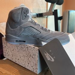 Air Jordan 5 Wolf Grey’s Size 13 