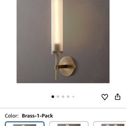 Modern Hardwired Frosted Glass Bathroom Wall Sconces One Pack