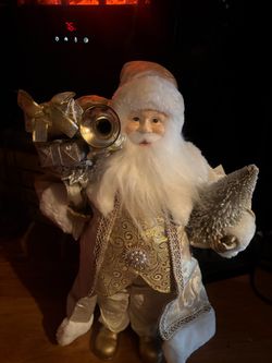 35” Decorative Santa Claus Christmas Figure