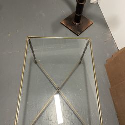 Coffee Table 25x20 Glass Top