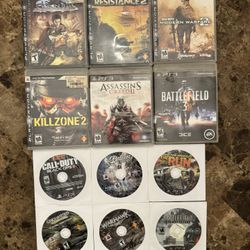 12 PlayStation 3 PS3 Games - Battlefield COD Black ops need for speed NBA Ballers 