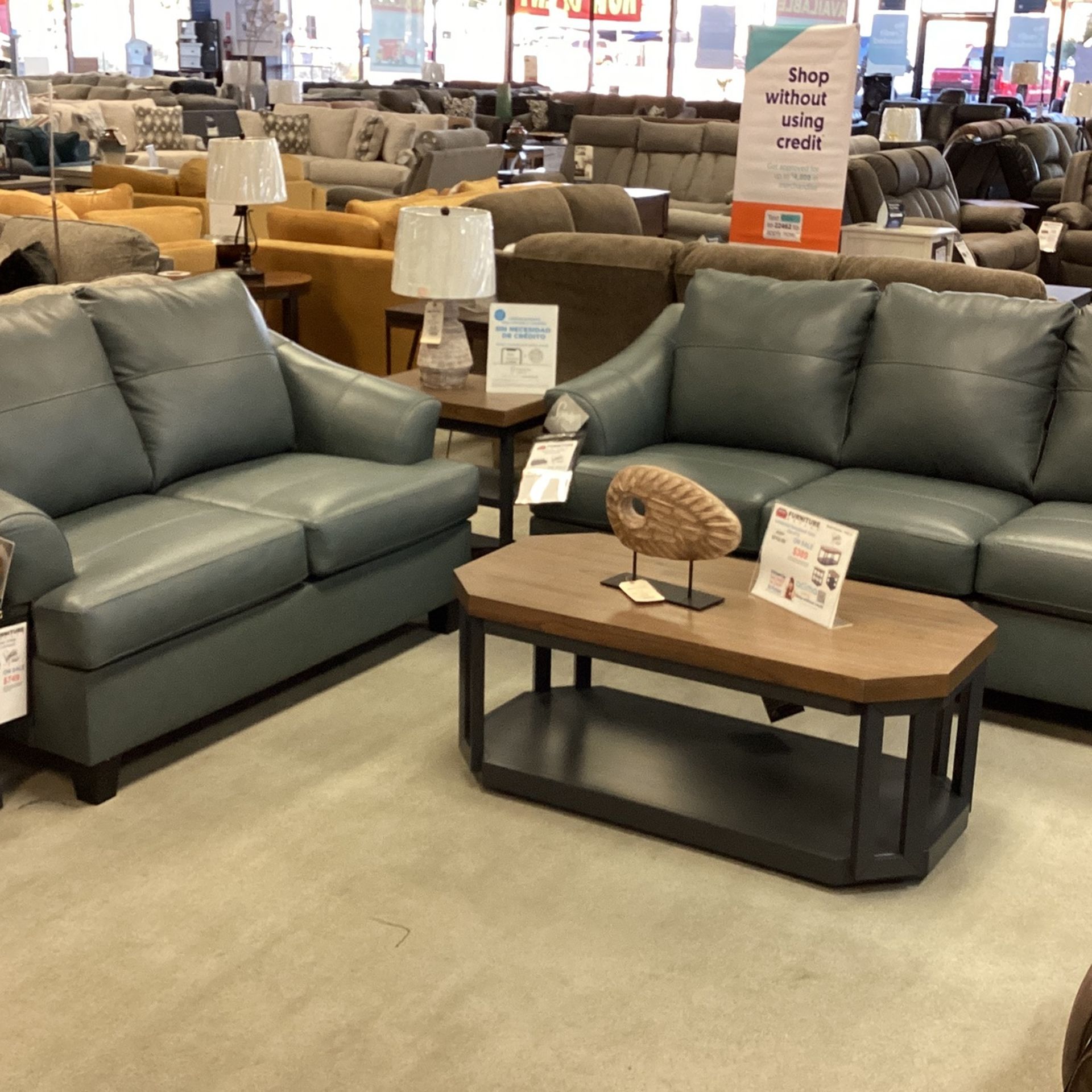 Genoa Sofa and Loveseat Set