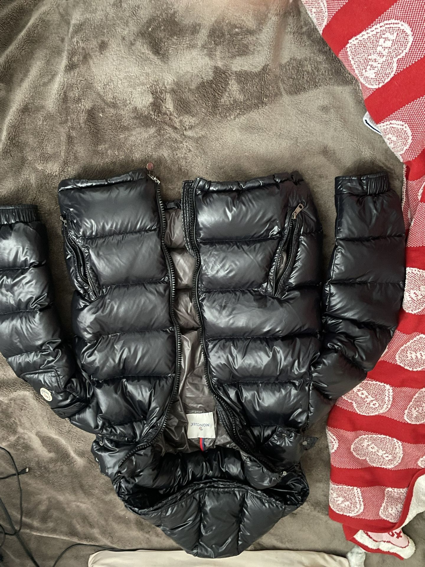 Glossy Black Moncler Puffer