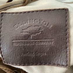 Exclusive Stoned wash leather backpack