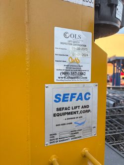 SEFAC Vehicle Lift