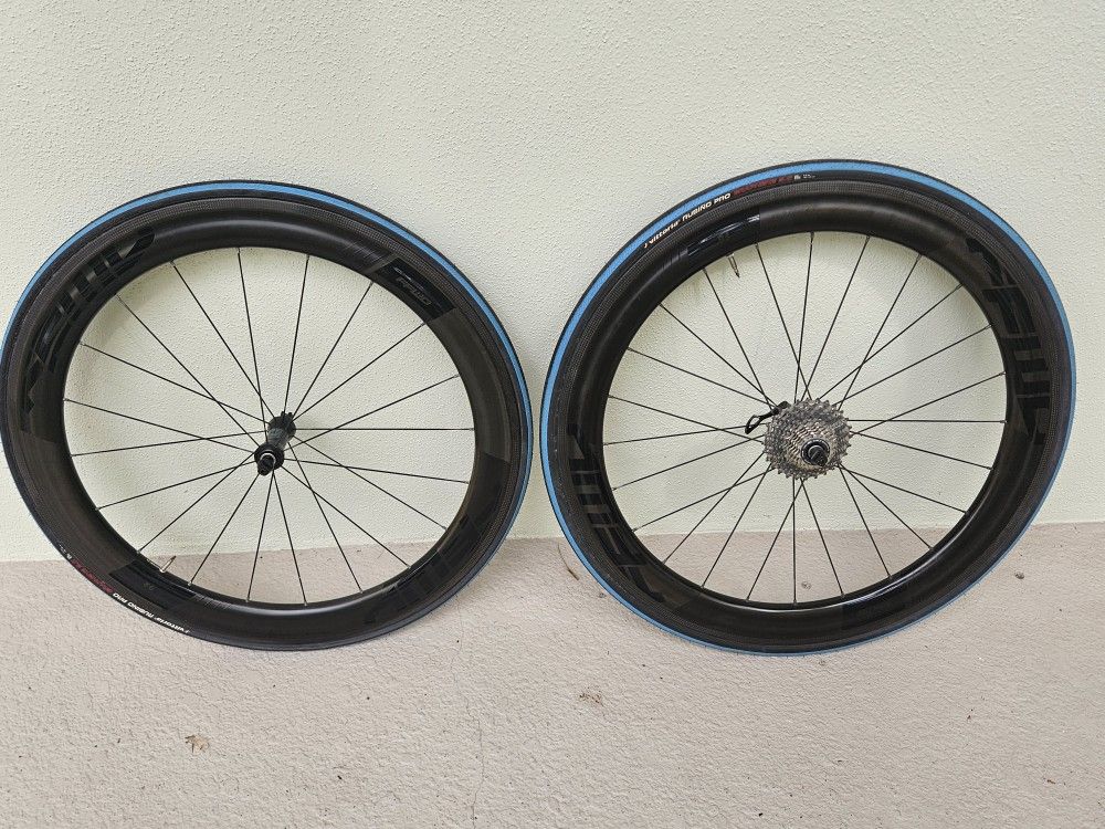  Carbon Fiber Wheels FFWD F6  With new Tires 