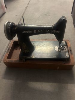 Vintage singer sewing machine