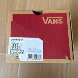 Vans White Size 8.5 Men 10 Wo