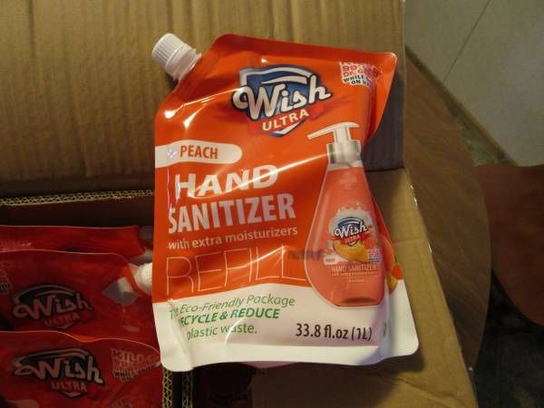 Case Of Wish Hand Sanitizer