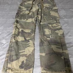 Abercrombie & Fitch Vintage Men’s Camo Cargo Pants Size Men’s Small