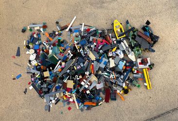 Huge mega LEGO Bulk Lot with Retired Ninjago Green Ninja Mech Dragon 70612 Parts & More
