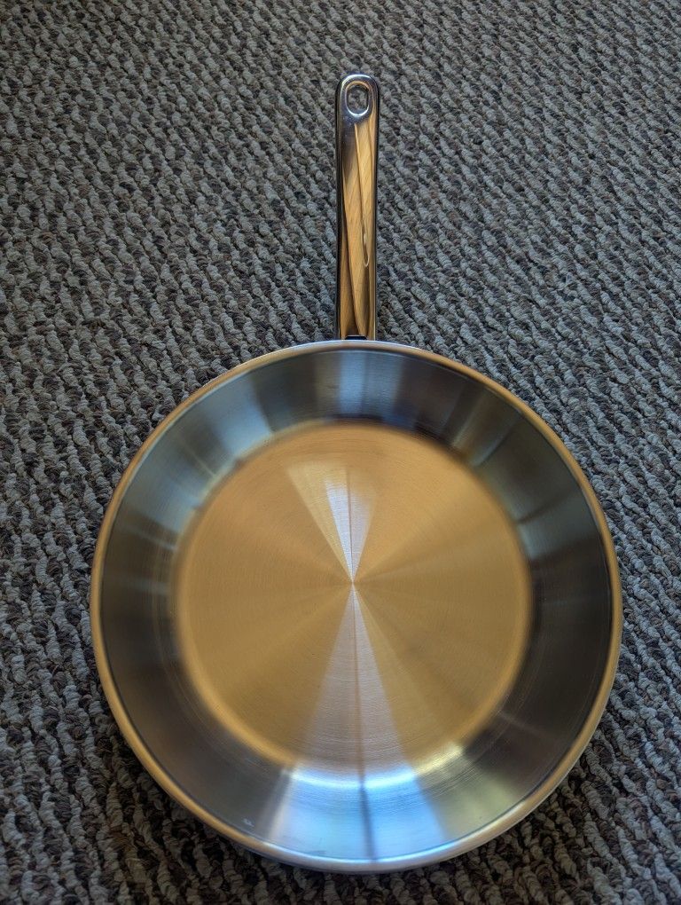 New 10in Cutco Pan, 12" All-clad Pan D5 Stainless Steel Casserole Hexclad Allclad Madein USA Non Stick Teflon Free Chef William Sonoma Sur La Table