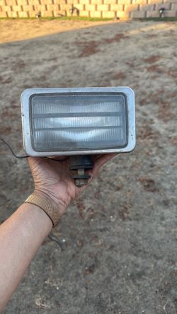Vintage Rectangular Fog Light with Mount