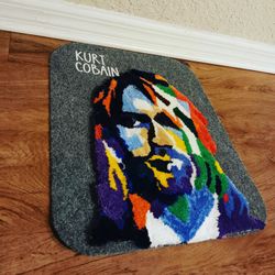 Kurt Cobain Handmade Rug. Wall Or Floor