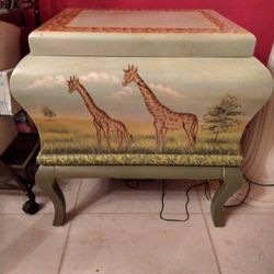 Safari Themed End/Side Table