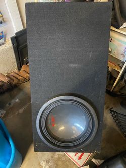Alpine Subwoofer in Carpeted ported Box