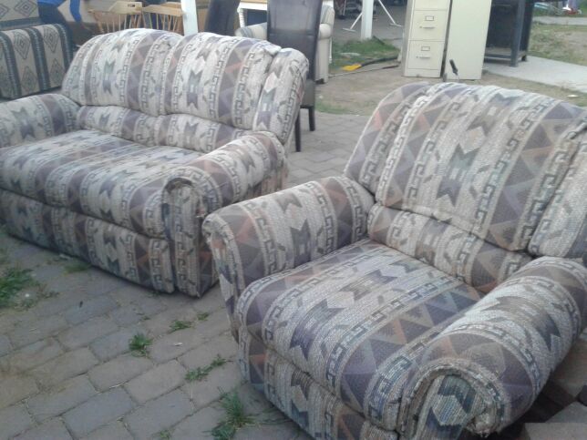 Sofa and chair
