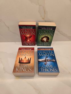 George R.R. Martin Game of Thrones Book Set: A Game of Thrones, A Clash of Kings, A Storm of Swords, A Feast for Crows