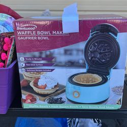 New Waffle Bowl maker