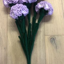 Crochet Carnations Flowers Bouquet 
