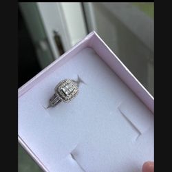 Bridal Or Engagement Diamond Ring Princess Shape 