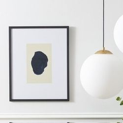 Safavieh “Fairy Fingerprint” Framed Wall Art – 16x20” Antique Ivory / Navy (NEW