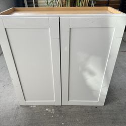 White Storage Cabinet 
