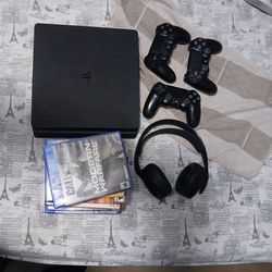Used Ps4, Games, Controllers,  Pulse Wireless Sony Headphones 