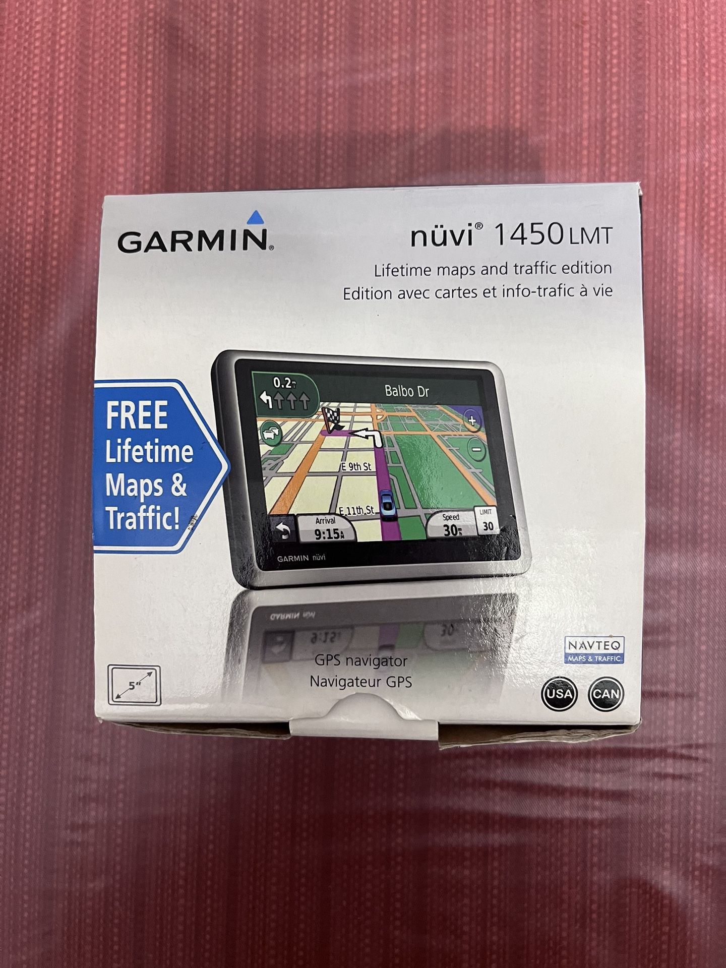 Garmin Nuvi 1450 LMT Touch Screen GPS
