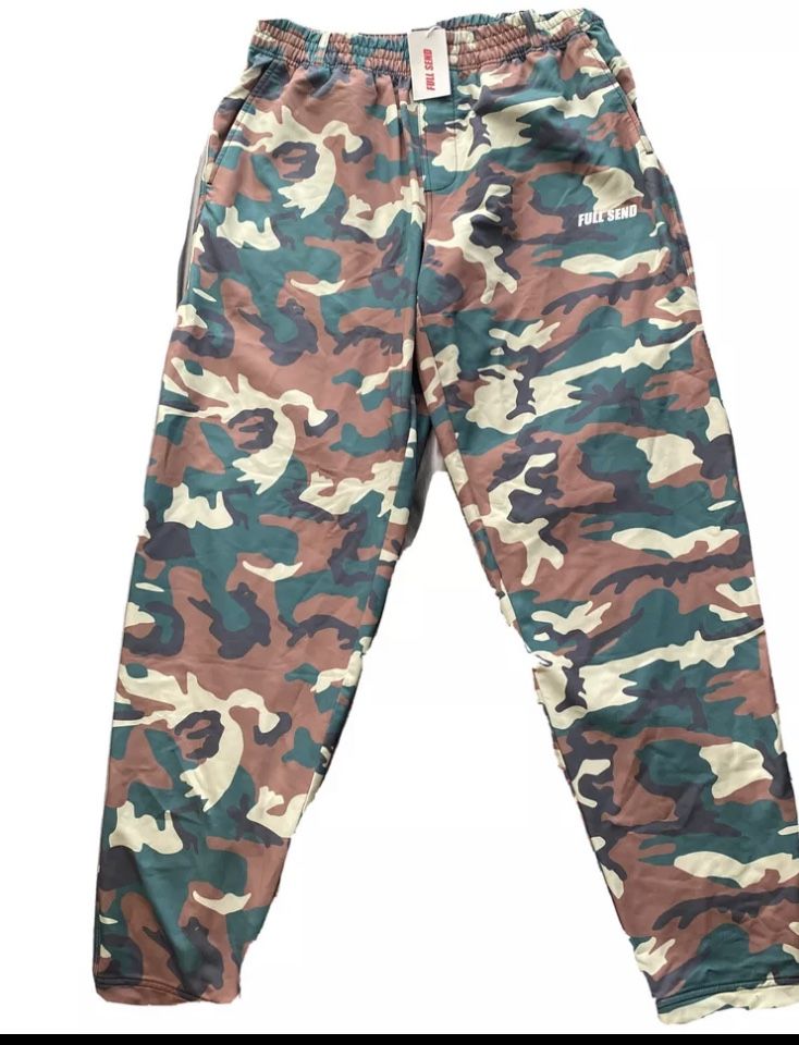Fullsend/Nelkboys Fitness Camo Joggers Size  Medium