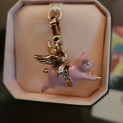 Juicy Couture Flying Pig Charm