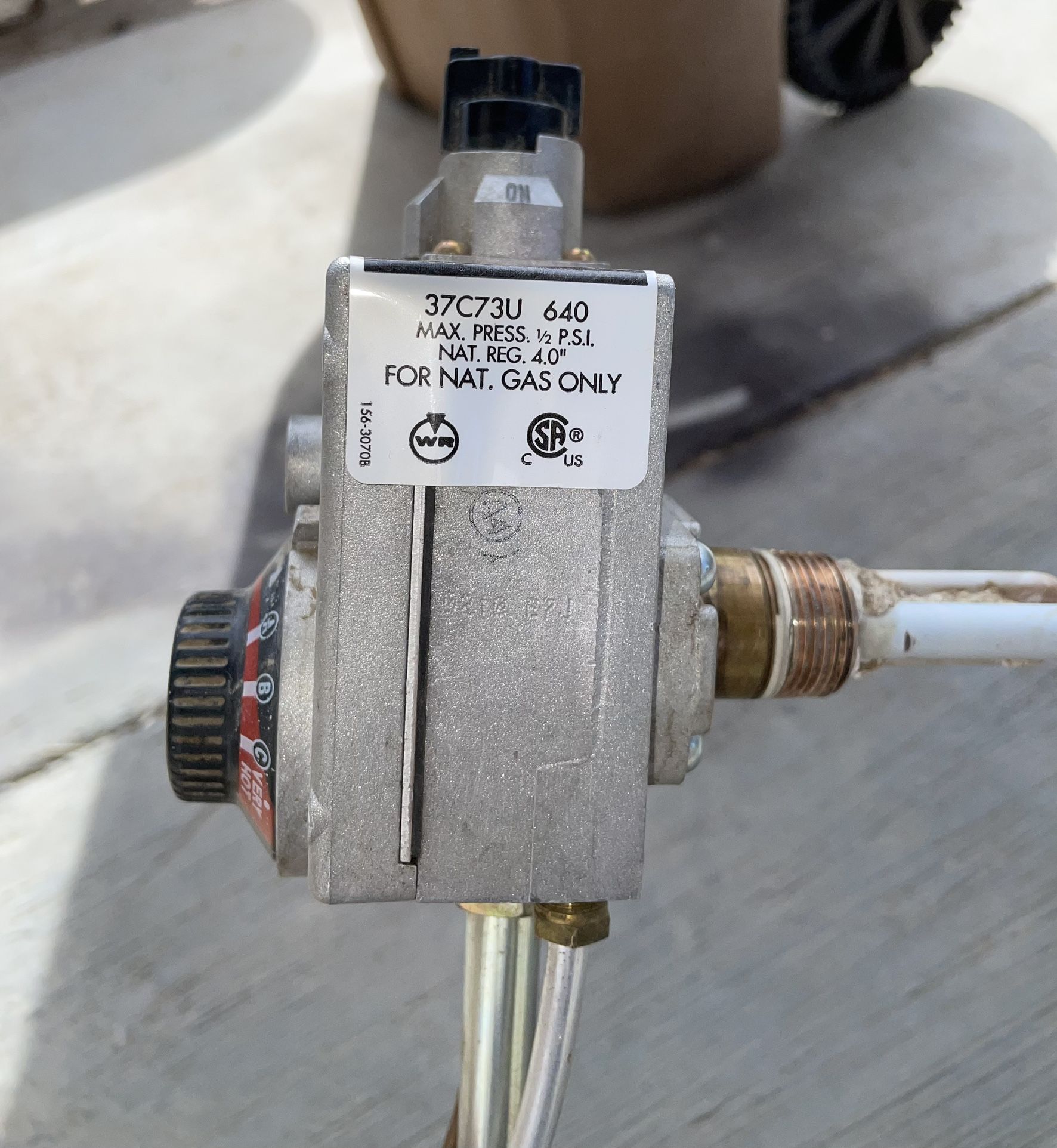 Water Heater Thermostat Control