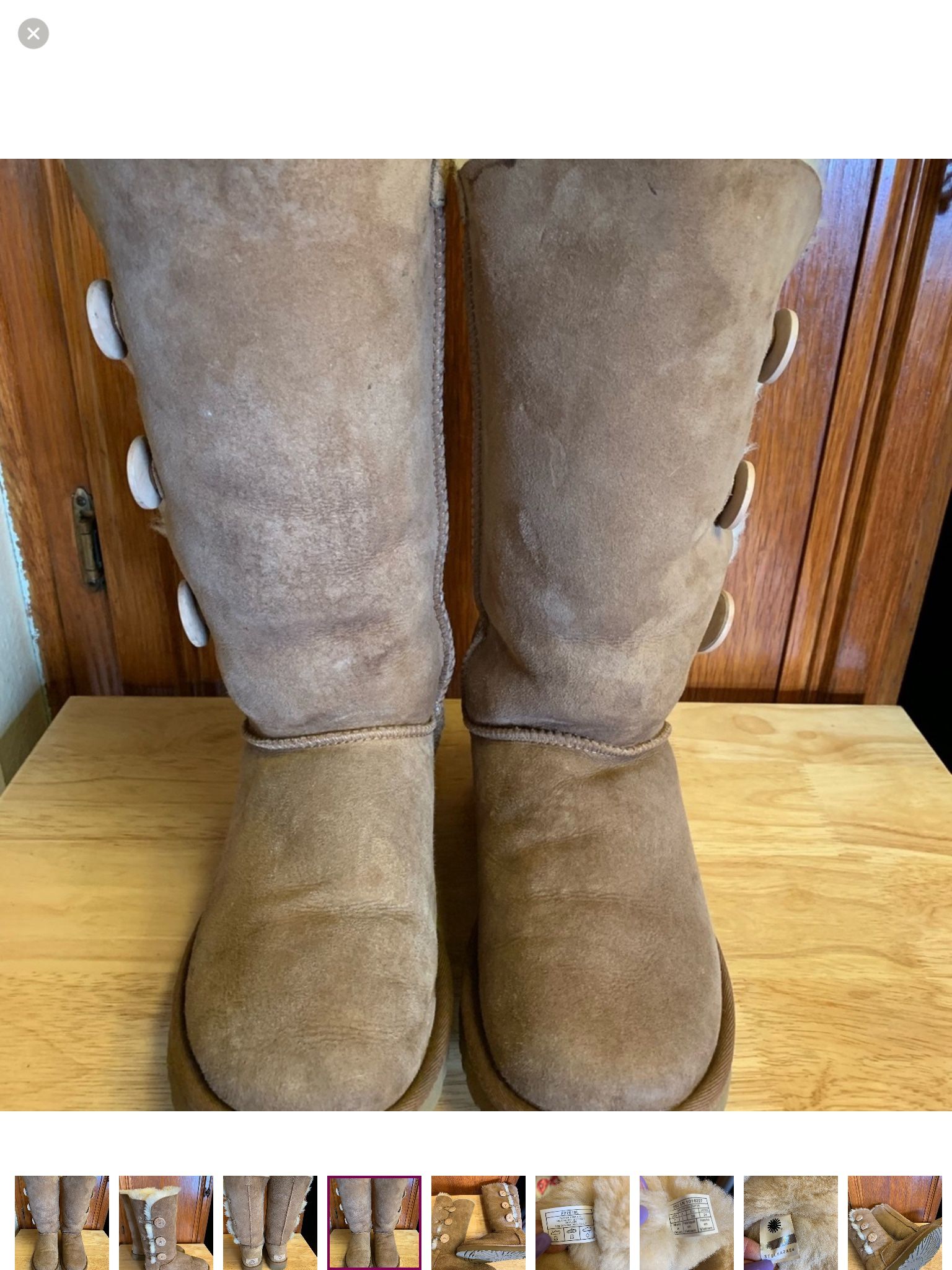  Women’s authentic UGG boots size 7